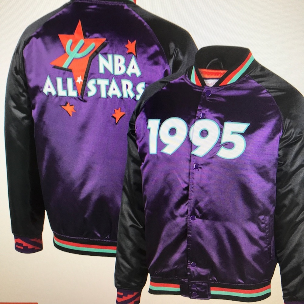 Vintage NBA ALL Star Satin Jacket All Star 1995